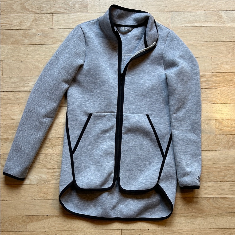 The North Face Gray Utility Jacket with Black Accents